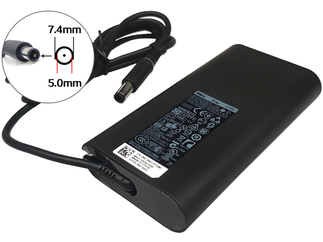 Slim Dell 19.5V 4.62A 90W Connector 7.4mm x 5.0mm Power Supply AC Adapter Charger