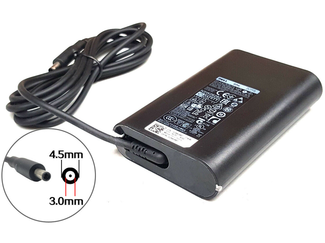 Slim Dell 19.5V 3.34A 65W Connector 4.5mm x 3.0mm Power Supply AC Adapter Charger