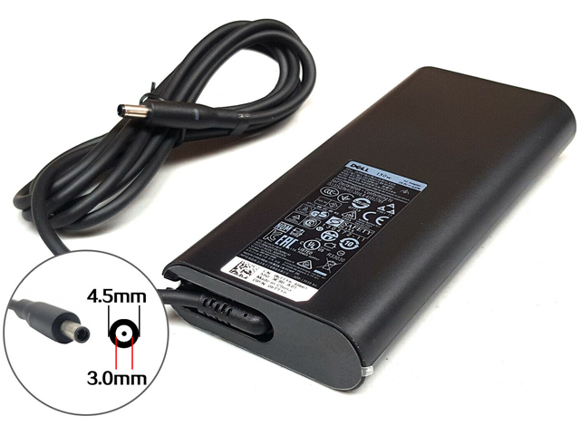 Dell 19.5V 6.67A 130W Connector 4.5mm x 3.0mm Power Supply AC Adapter Charger